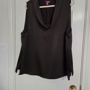 Vince Camuto Black Cowl Neck Blouse